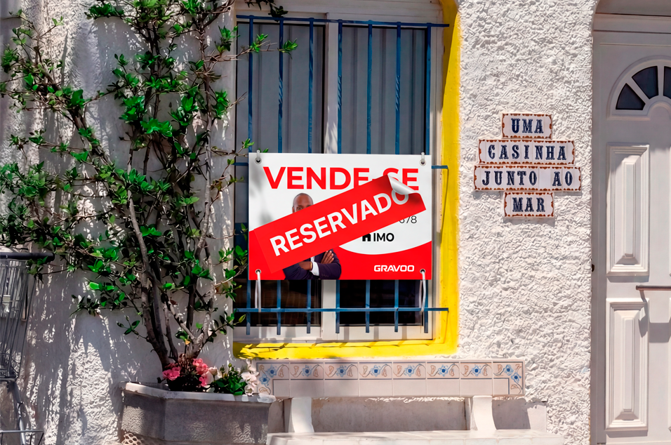 Vinil Imobiliária Vendido/Reservado