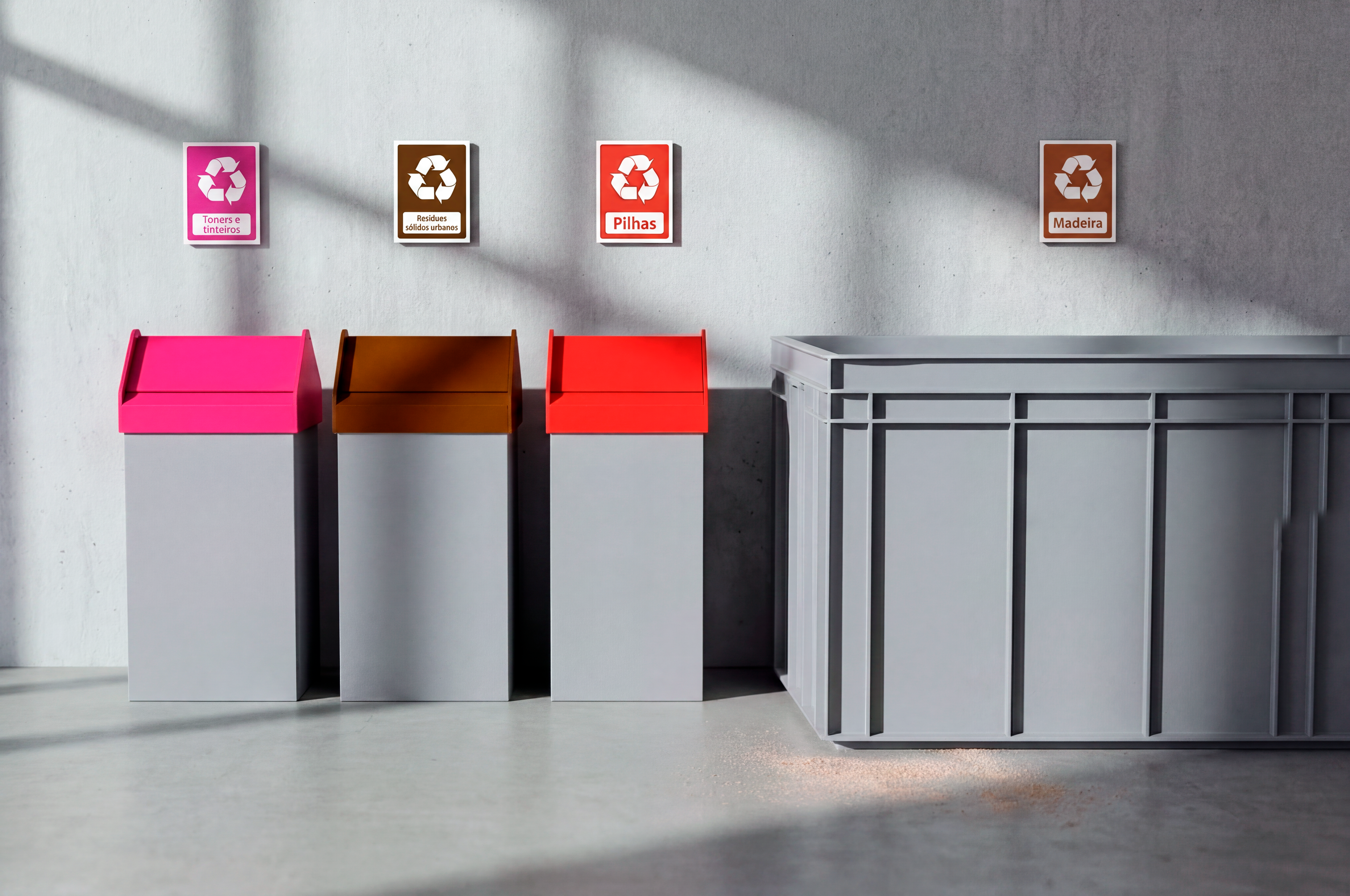 Sinalética De Catálogo De Reciclagem - Resíduos