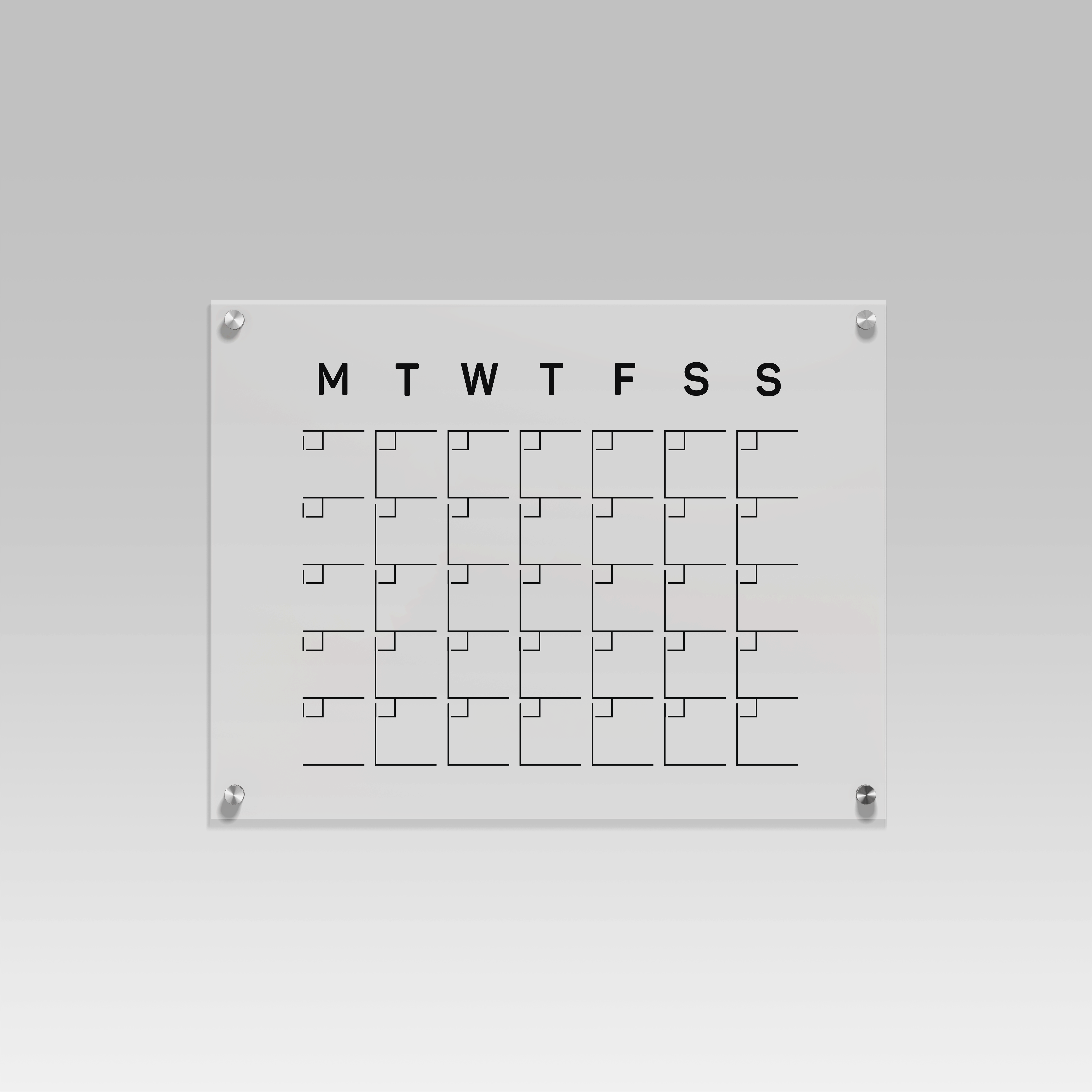 Calendários Mensais em Acrílico